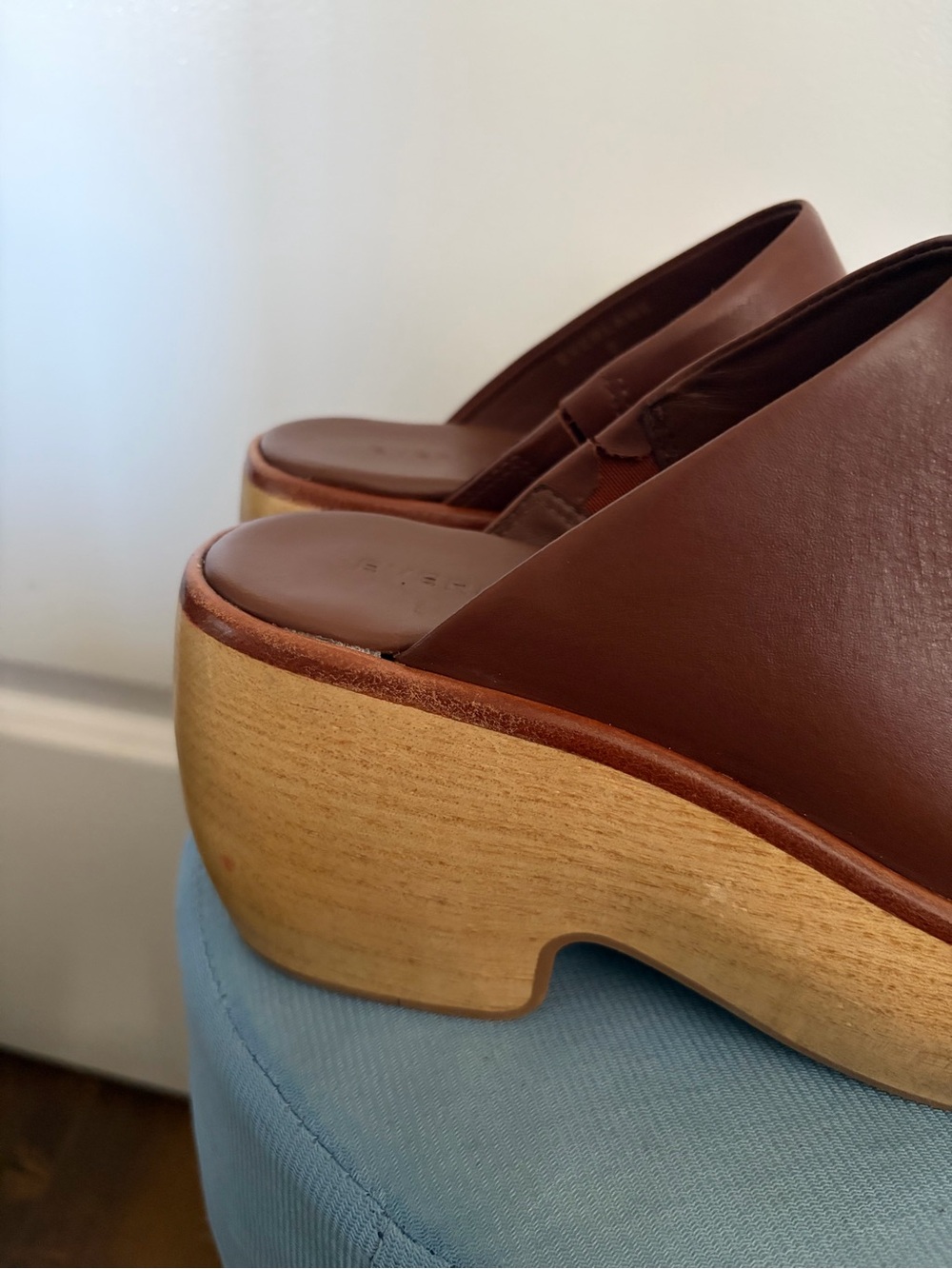EVERLANE Leather THE WOODEN PUFFA CLOG - Size 8 - Picture 16 of 16